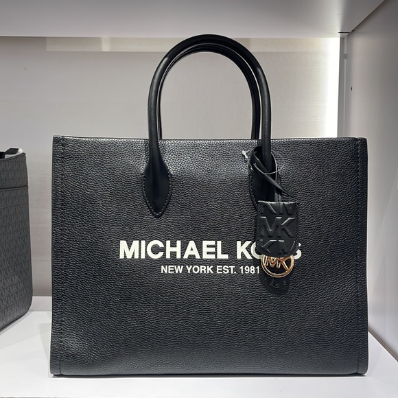 KorsMichael Kors Medium Mirella 35S2G7ZT7L Tote Bag In Black NWT - Picture 11 of 16